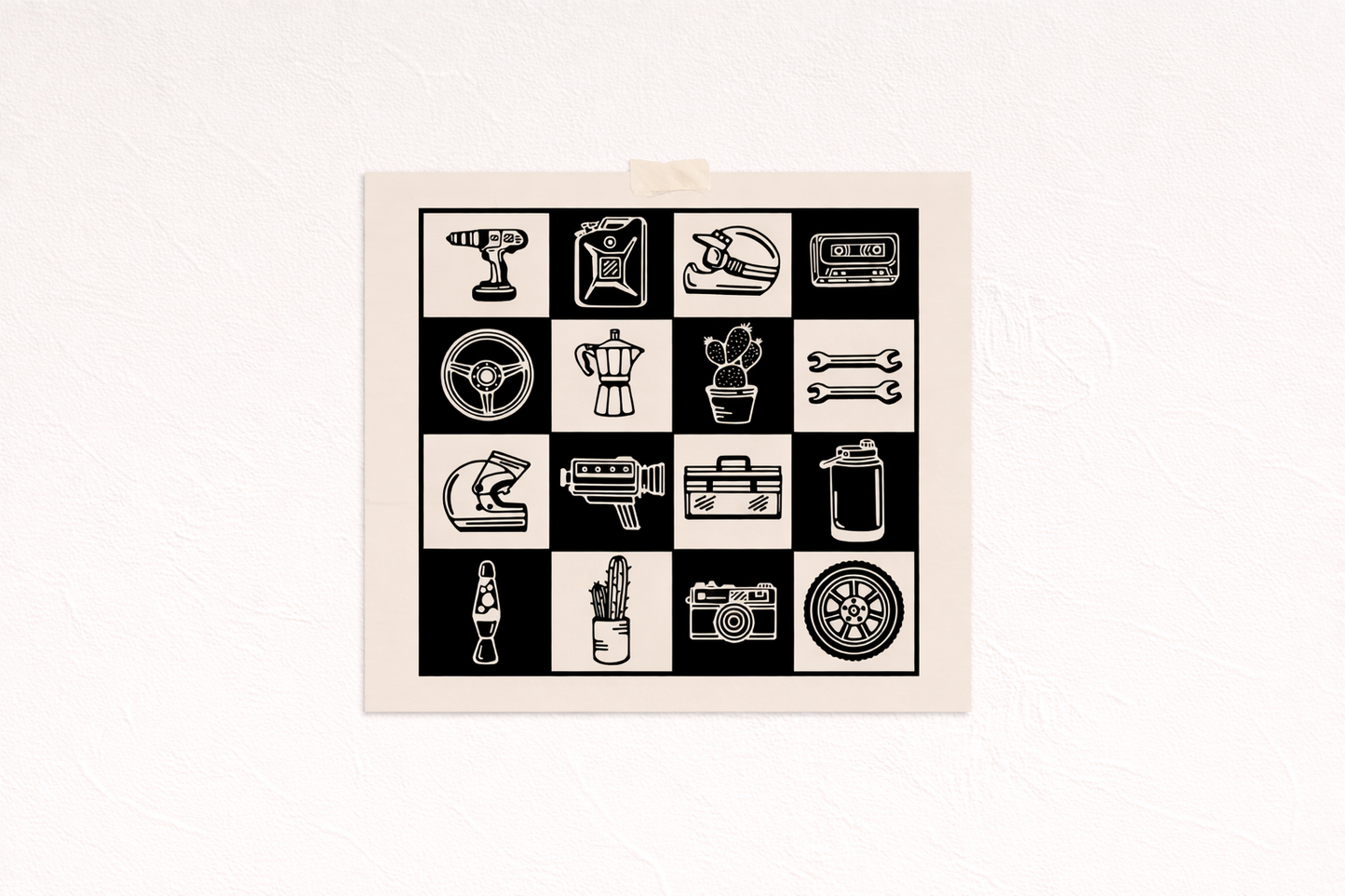 A collection of things print