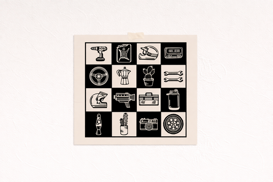 A collection of things print